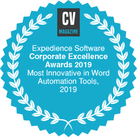 Corporate Excellence Awards - Most Innovative in Word Automation Tools 2019