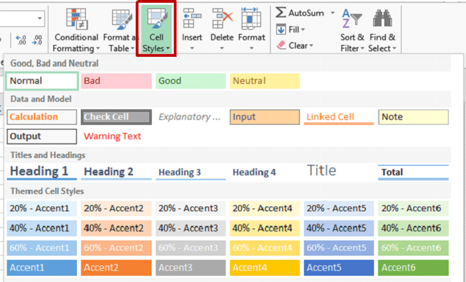 How to change Excel's default formatting properties