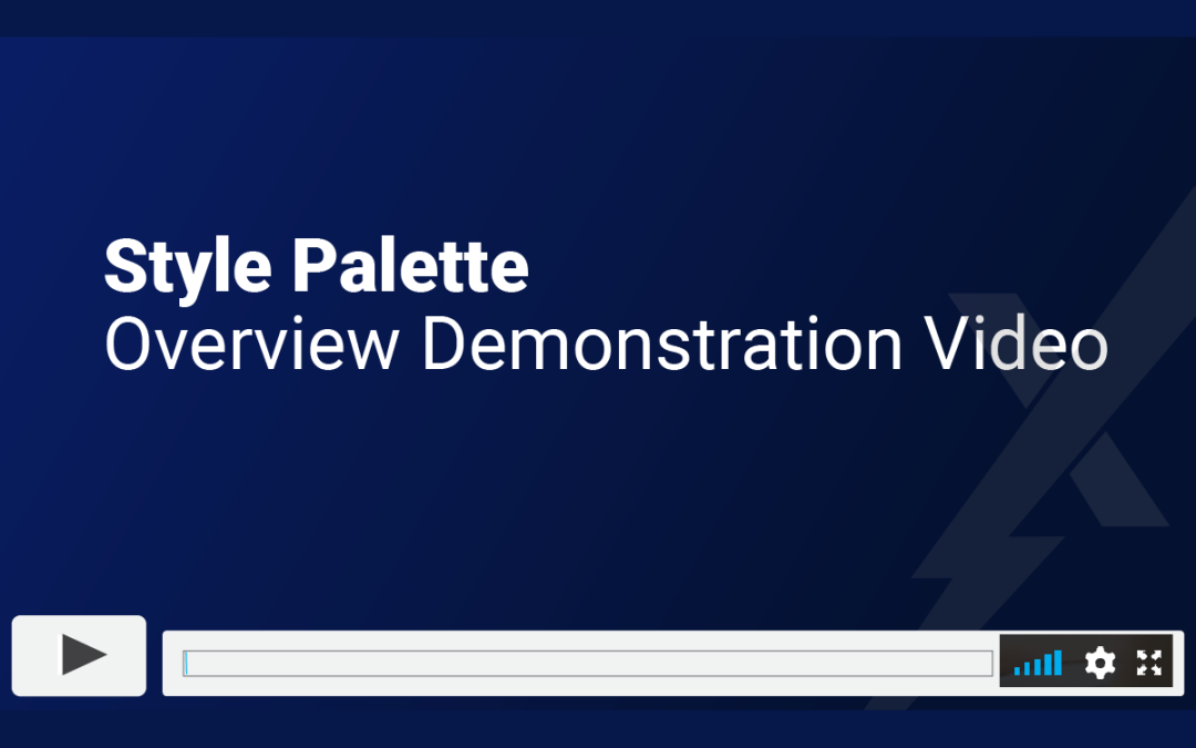 Style Palette Overview